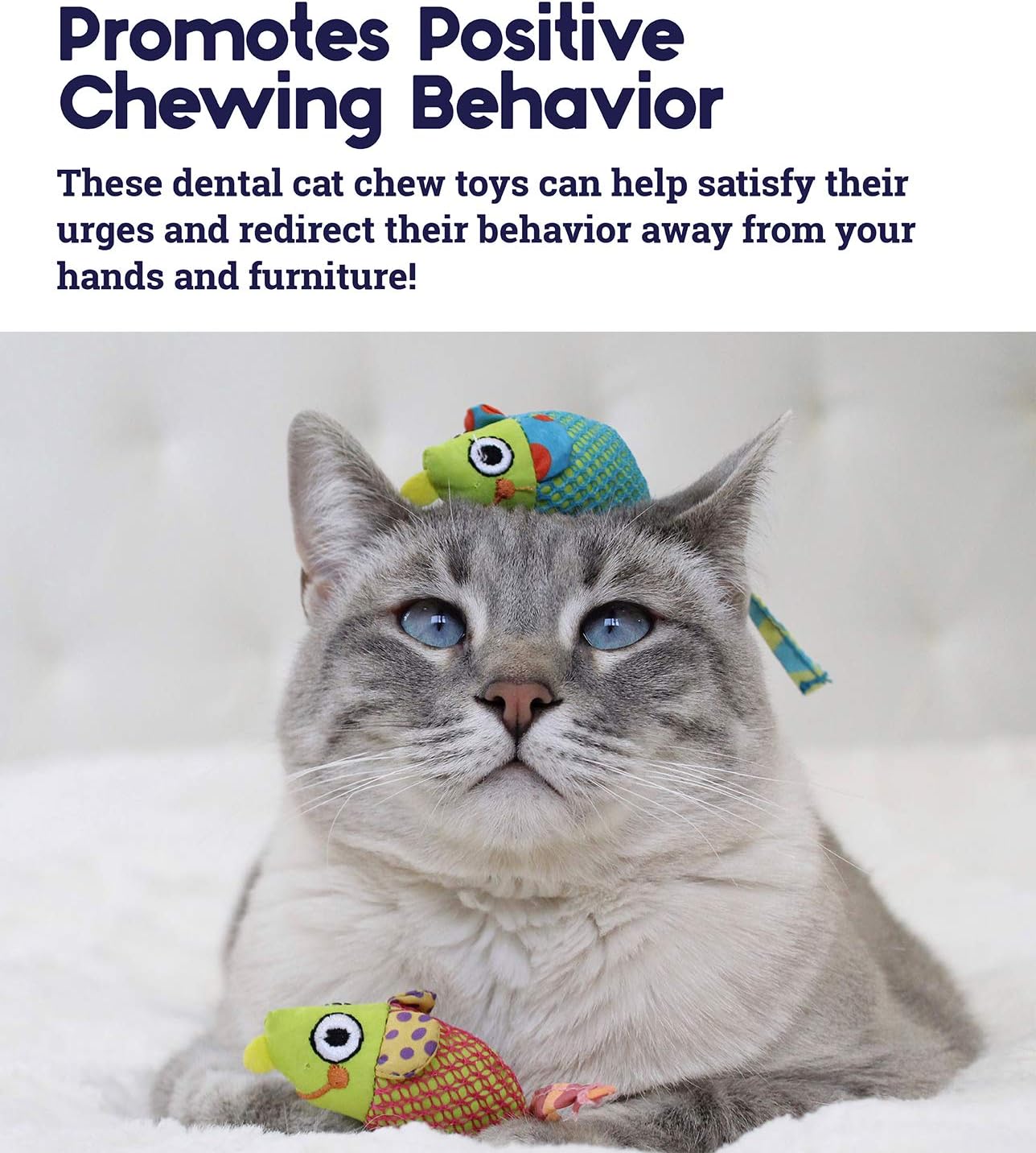 Petstages Katzenspielzeug Catnip Chew Mice