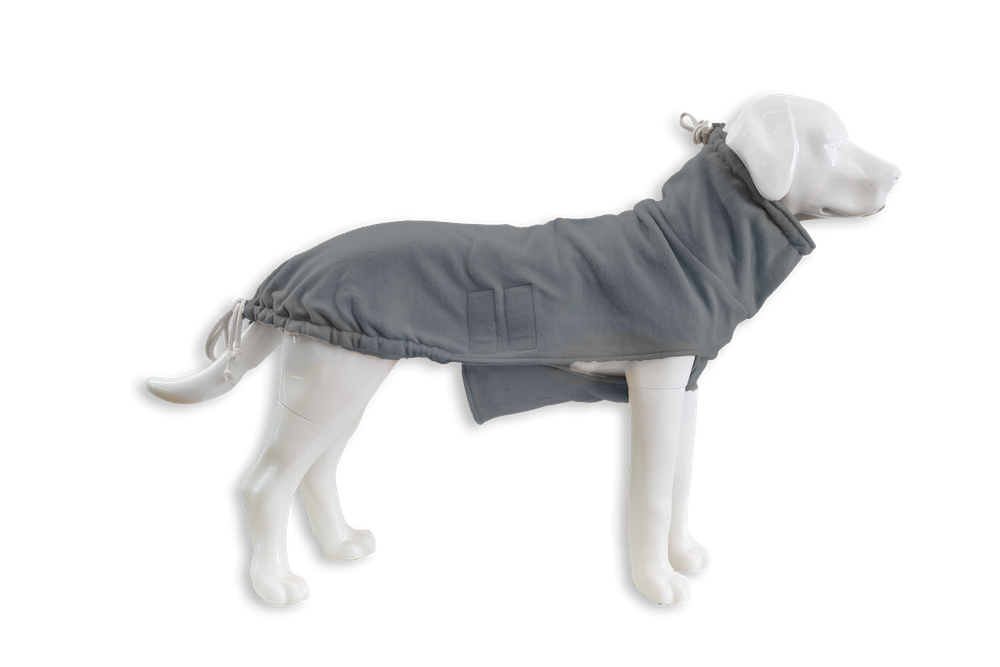 Lill's Hundepullover Fleece - Stone Grey