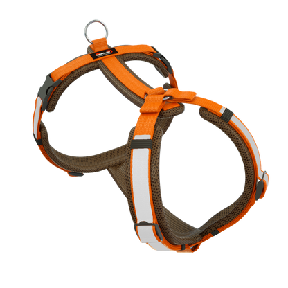 Dogfellow Secure Happy XS/S braun/orange + extra Ring am Rücken - Sofortkauf