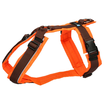 Annyx Hundegeschirr Protect in leuchtorange/braun