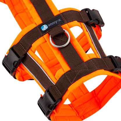 Annyx Sicherheitsgeschirr Protect Safety leuchtorange/braun