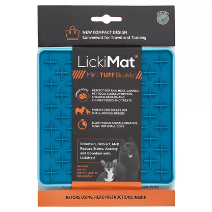 LickiMat Mini Buddy Tuff Schleckmatte für kleine Hunde und Katzen