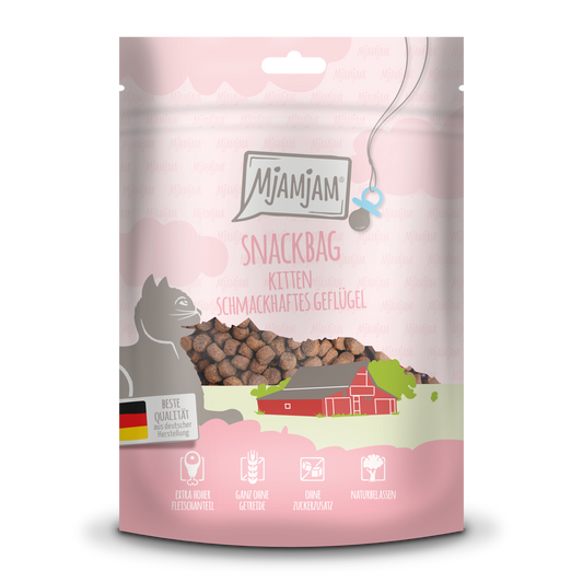 MjAMjAM - Snackbag Kitten – schmackhaftes Geflügel 125g